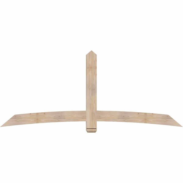 Ekena Millwork Bellingham Smooth Timber Gable Bracket, Douglas Fir, 96"W x 40"H x 3 1/2"D x 5 1/2"F, 10/12 Pitch GBW096X40X0406BEL00SDF - main